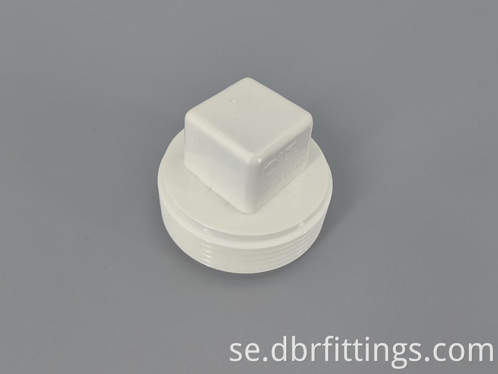 PVC PIPE FITTING CLEANOUT PLUG MPT